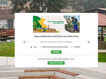 Mapa colaborativo del distrito de Santa Anita