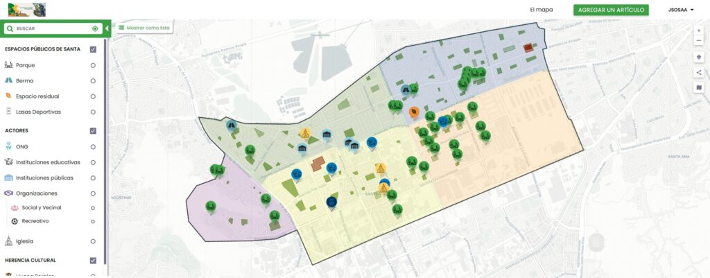 Mapa colaborativo del distrito de Santa Anita 4 - FIA banner