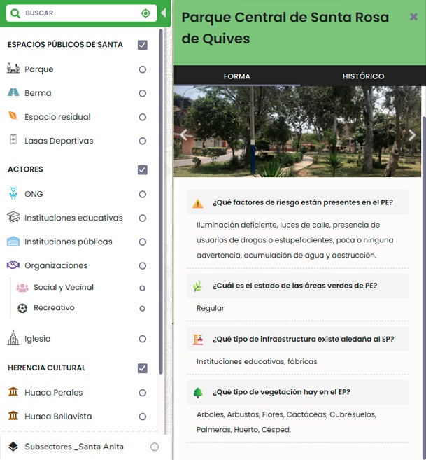Mapa colaborativo del distrito de Santa Anita 6 - FIA detalle